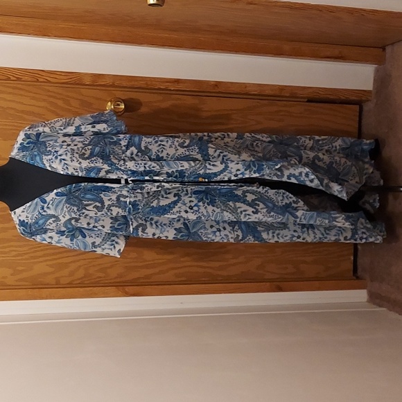 3rd + Malt Maxi Floral Duster Cover Up - Picture 1 of 4